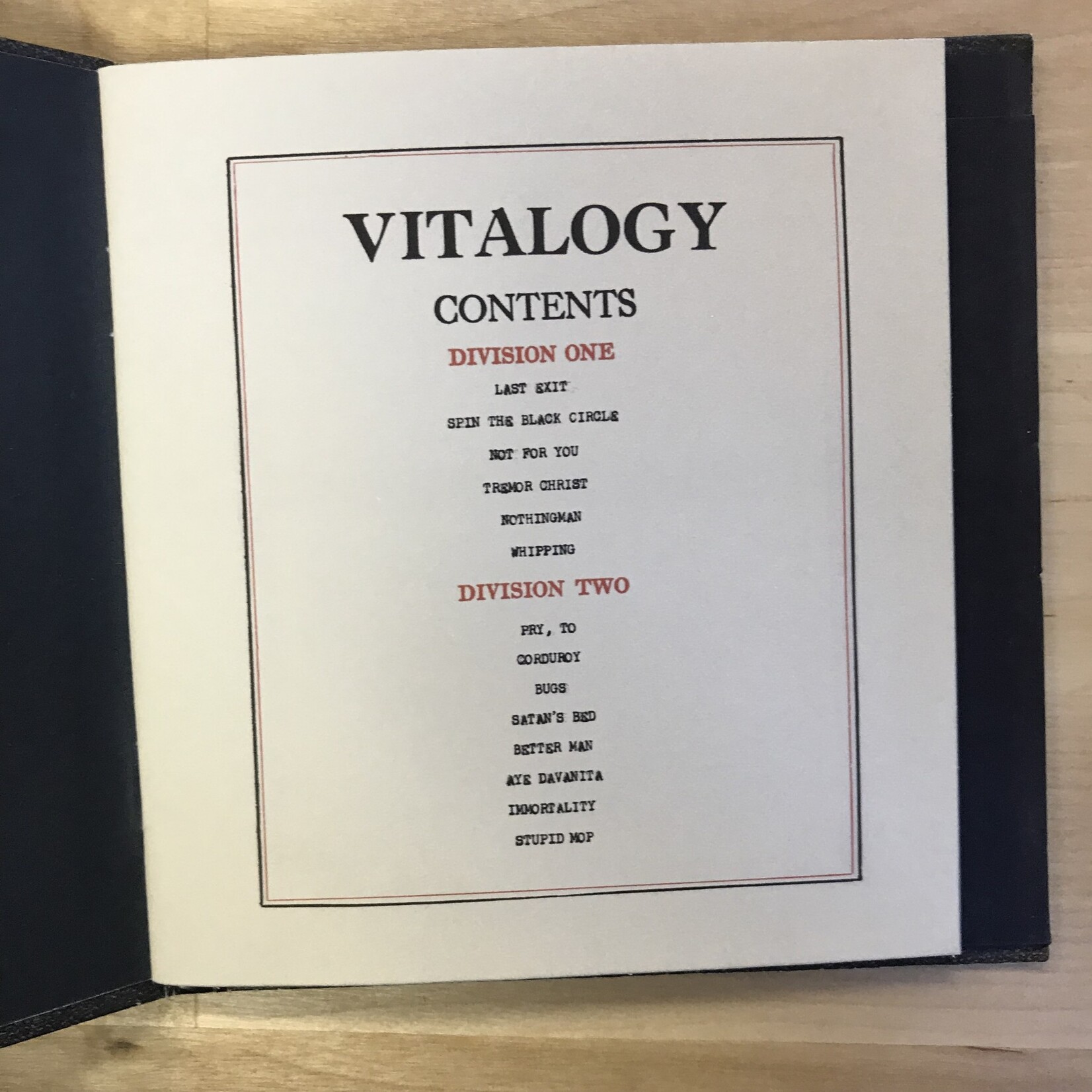 Pearl Jam - Vitalogy - CD (USED)