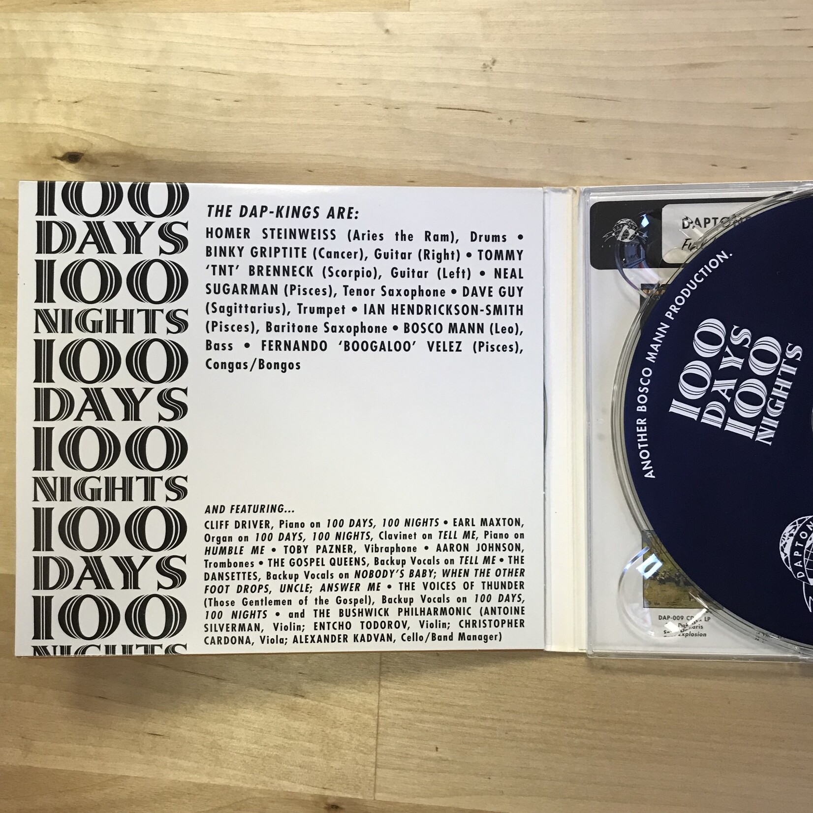 Sharon Jones & The Dap Kings - 100 Days 100 Nights - CD (USED)