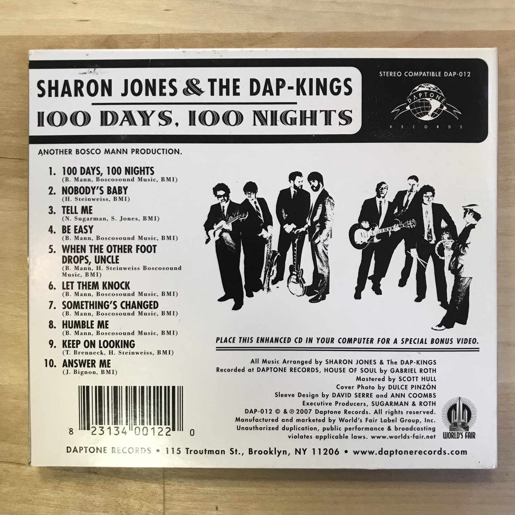 Sharon Jones & The Dap Kings - 100 Days 100 Nights - CD (USED)
