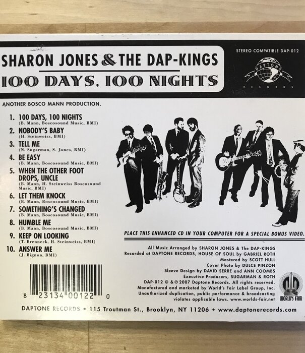 Sharon Jones & The Dap Kings - 100 Days 100 Nights - CD (USED)