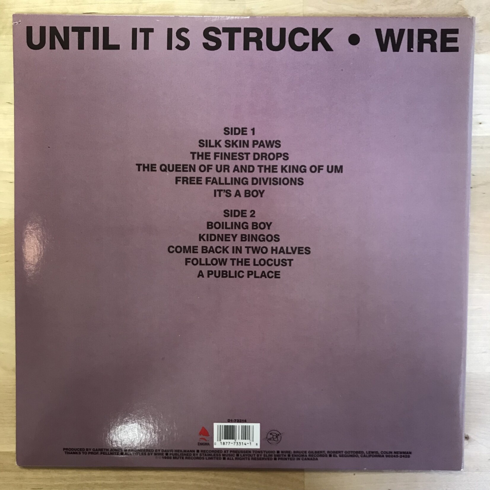 Wire - A Bell Is A Cup - D1 73314 - Vinyl LP (USED)
