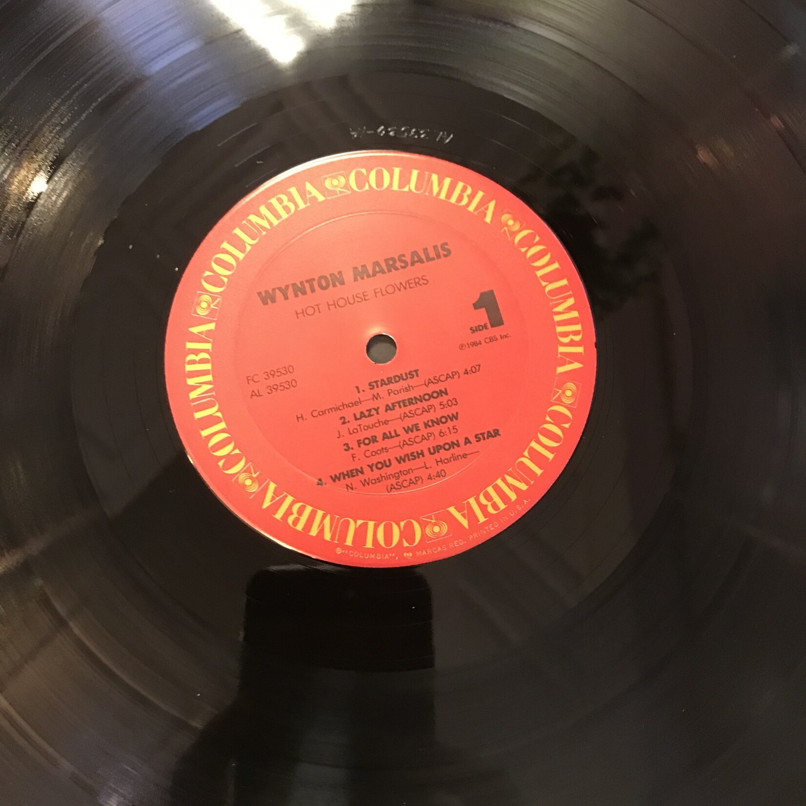Wynton Marsalis - Hot House Flowers - FC39530 - Vinyl LP (USED)