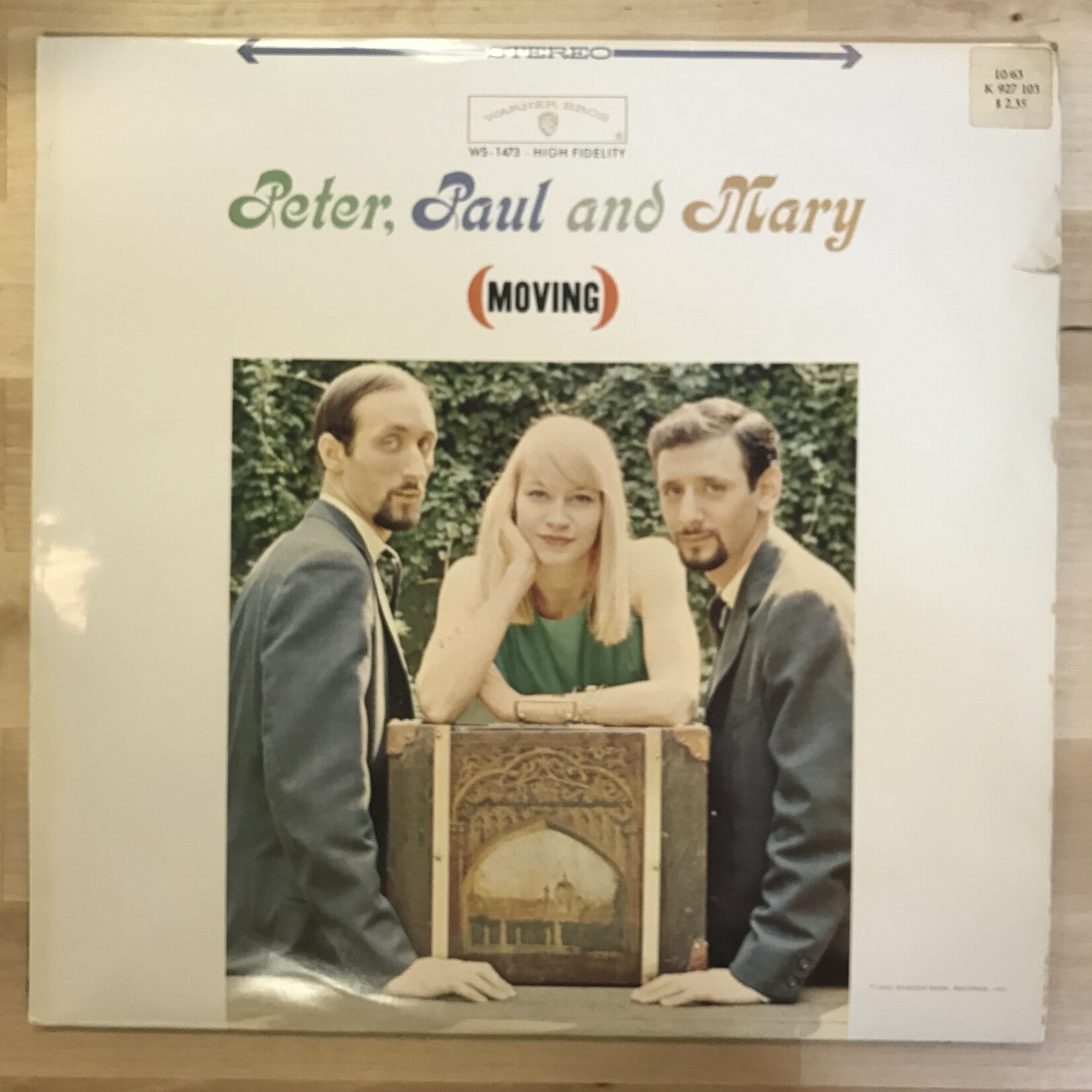 Peter, Paul And Mary - Moving - WS1474 - Vinyl LP (USED - GERMANY)