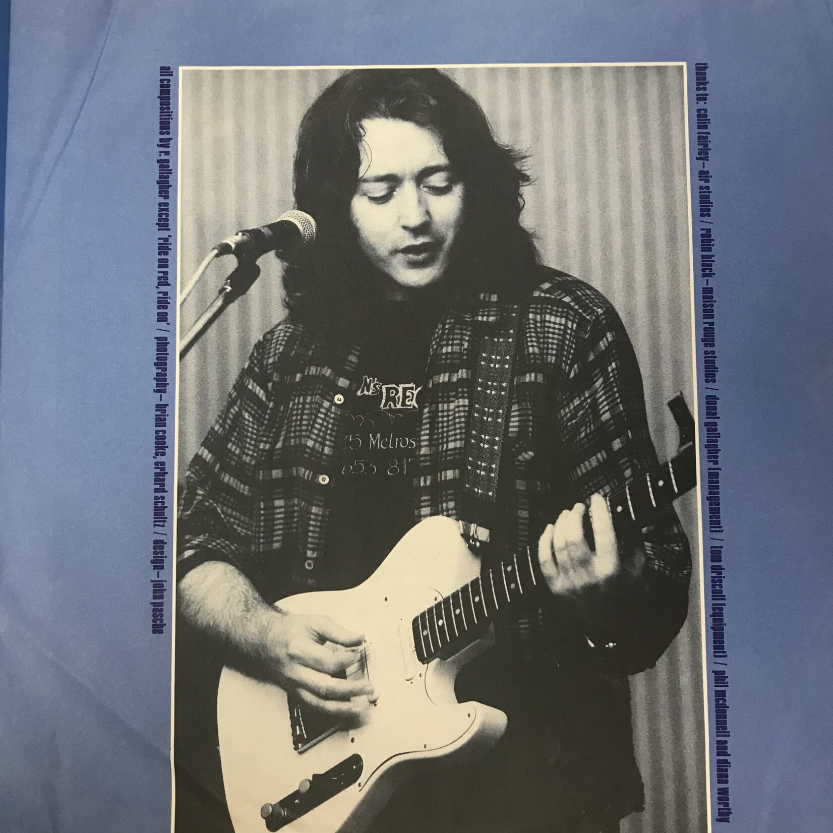 Rory Gallagher - Jinx (PROMO) - SRM 1 4051 - Vinyl LP w/ Photo & Bio (USED)