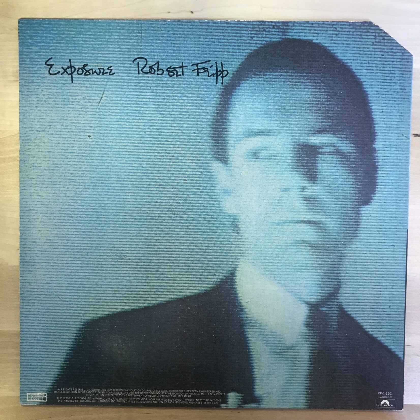 Robert Fripp - Exposure - PD1 6201 - Vinyl LP (USED)