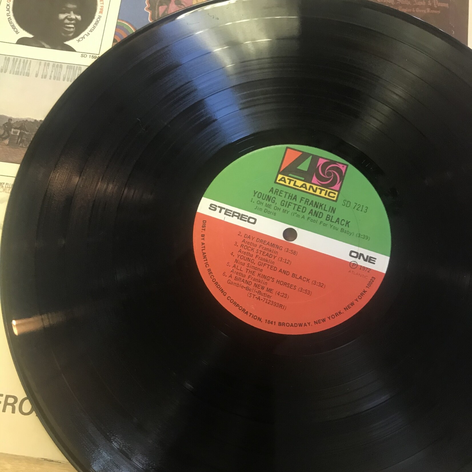 Aretha Franklin - Young, Gifted And Black - SD 7213 - Vinyl LP (USED)