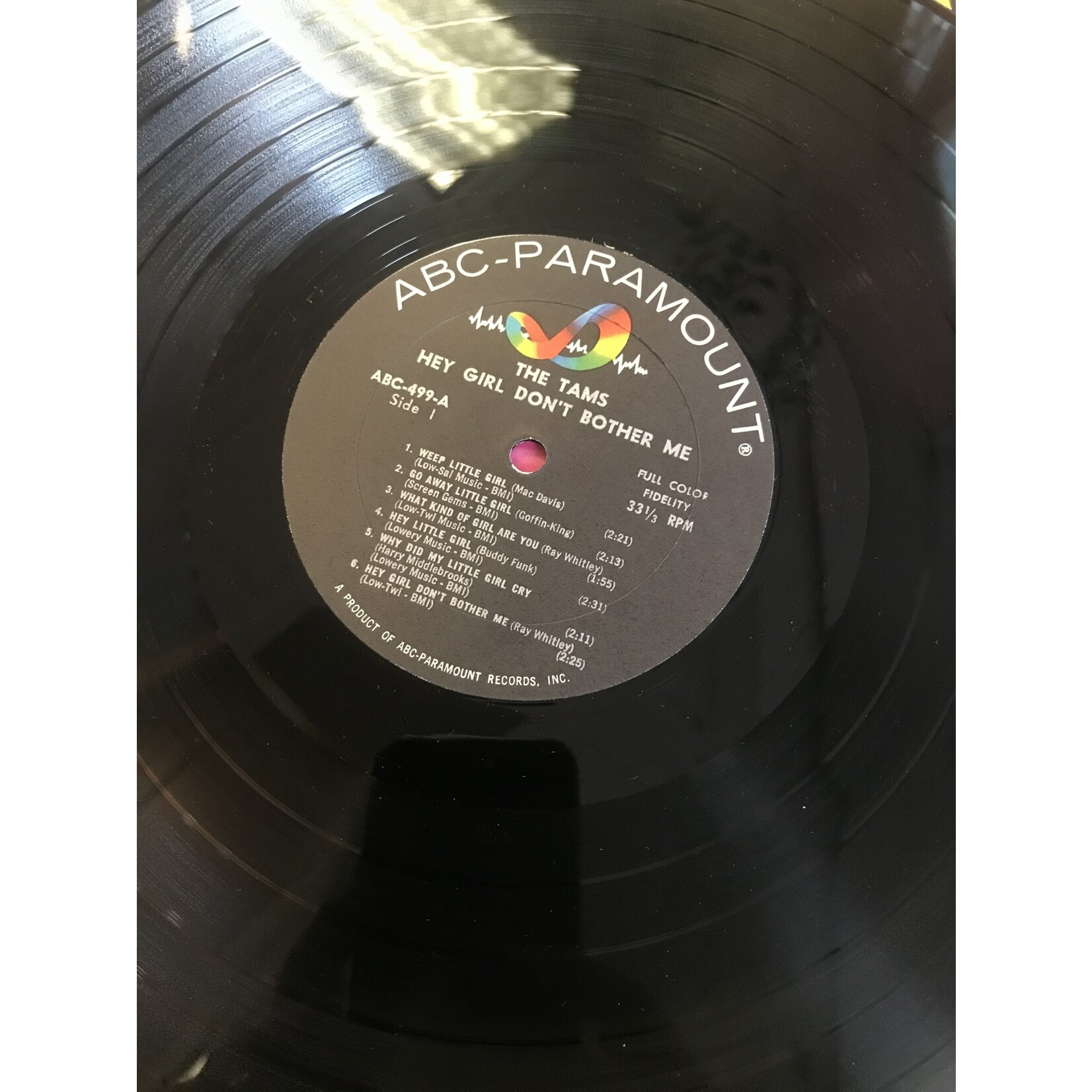 Tams - Hey Girl Don’t Bother Me - ABC499 - Vinyl LP (USED)