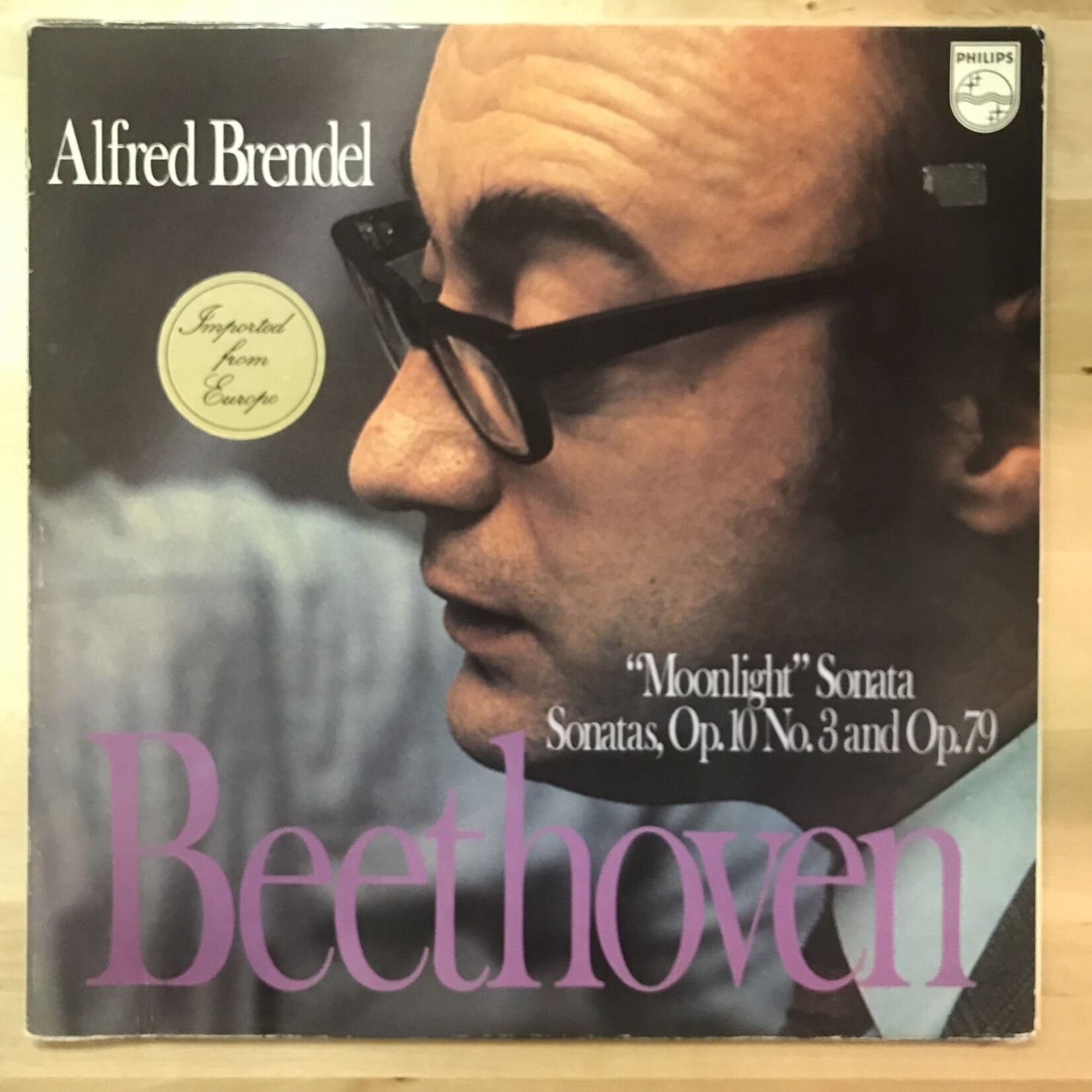 Alfred Brendel - Beethoven: “Moonlight” Sonata - 6500 417 - Vinyl LP (USED - NETHERLANDS)