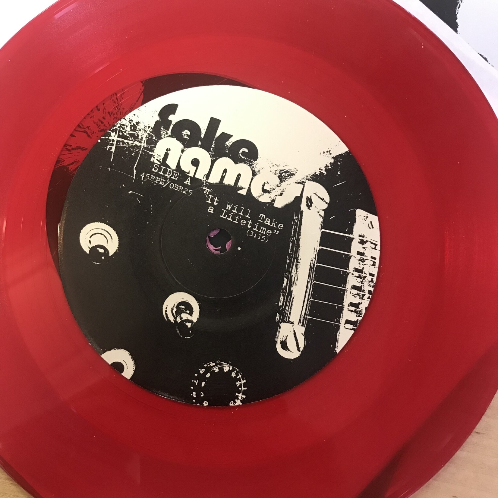 Fake Names - Running / It Will Take A Little Time - OBR25 - Vinyl 45 (NEW - COLORED)