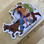 Scooby Doo - Gang On A Walk - Sticker (NEW)