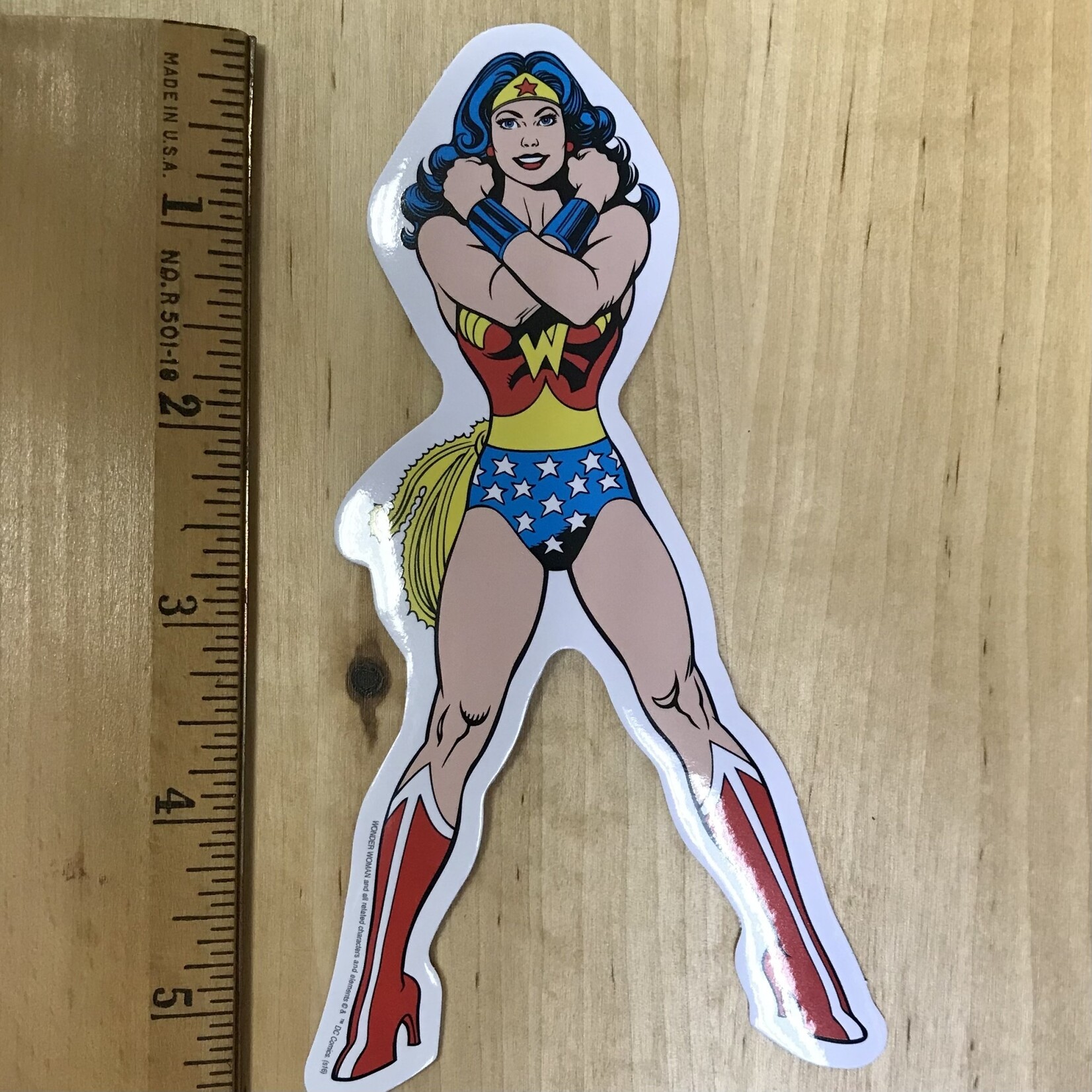 Wonder Woman - Standing With Arms Crossed - Sticker (NEW)