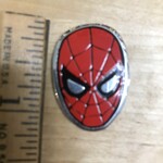 Spider-Man - Small Metal Emblem Face - Sticker (NEW)