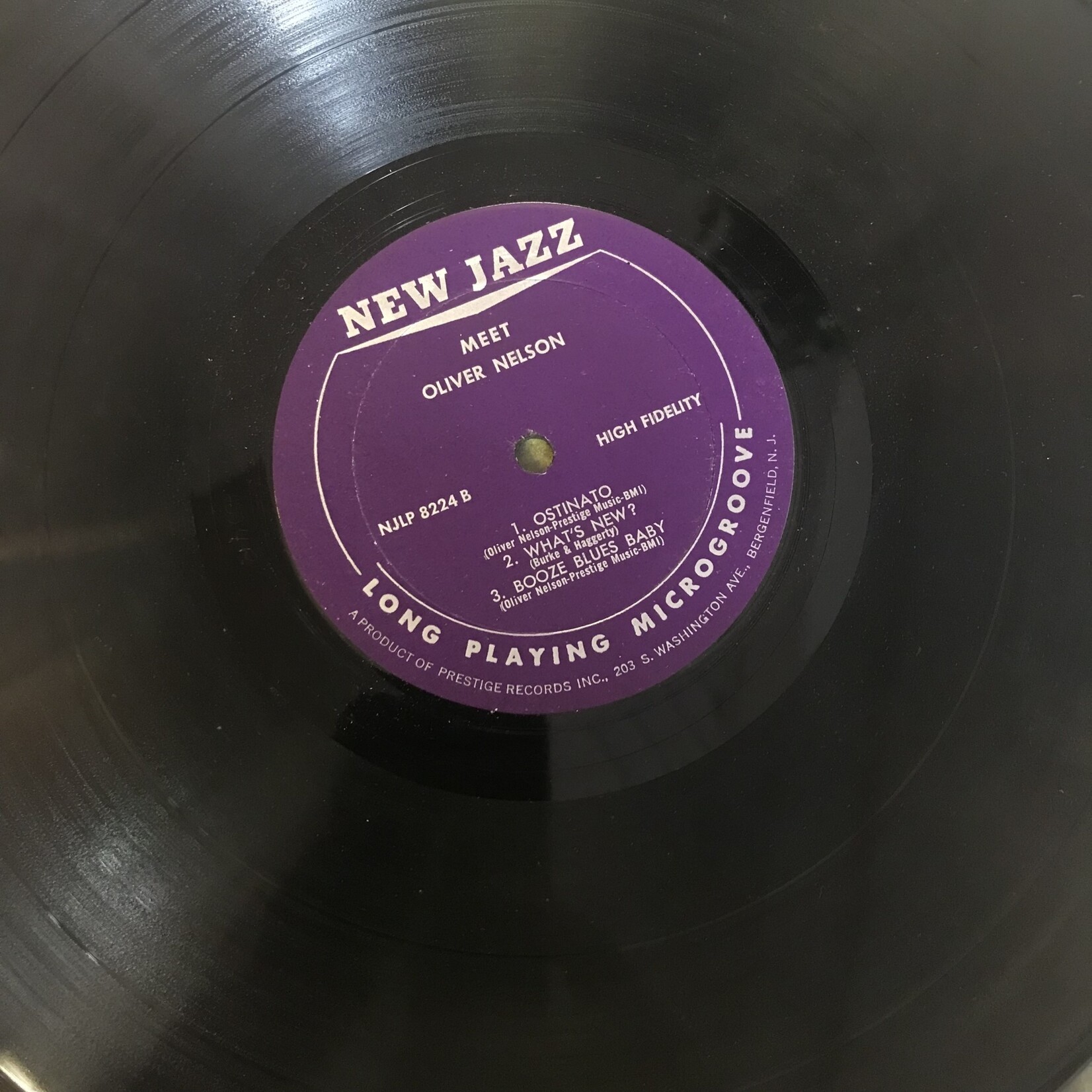 Oliver Nelson - Meet Oliver Nelson - NJLP8224 - Vinyl LP (USED)