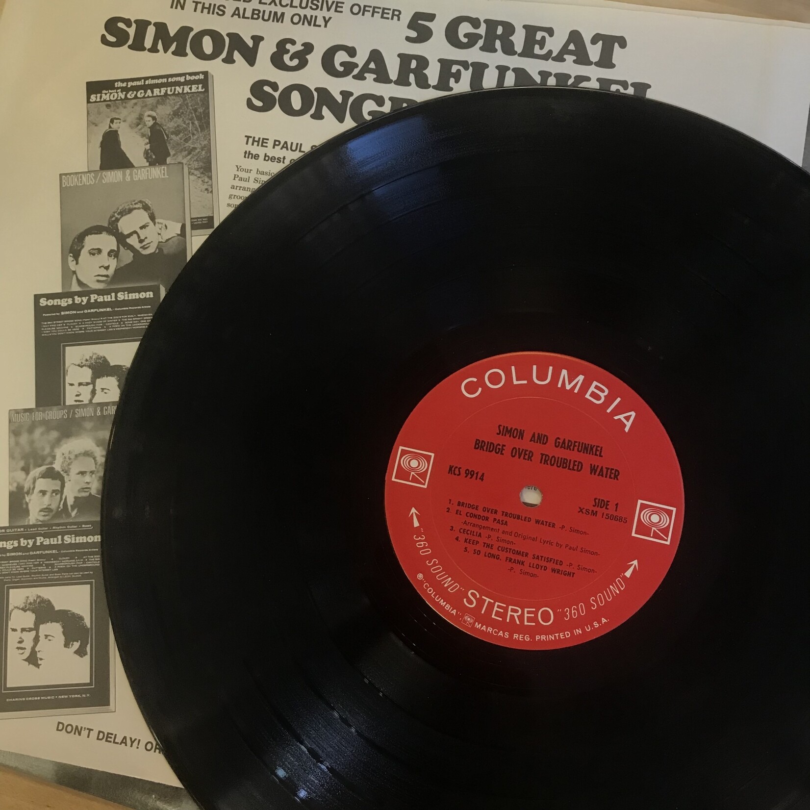 Simon & Garfunkel - Bridge Over Troubled Water - KCS 9914 - Vinyl LP (USED)