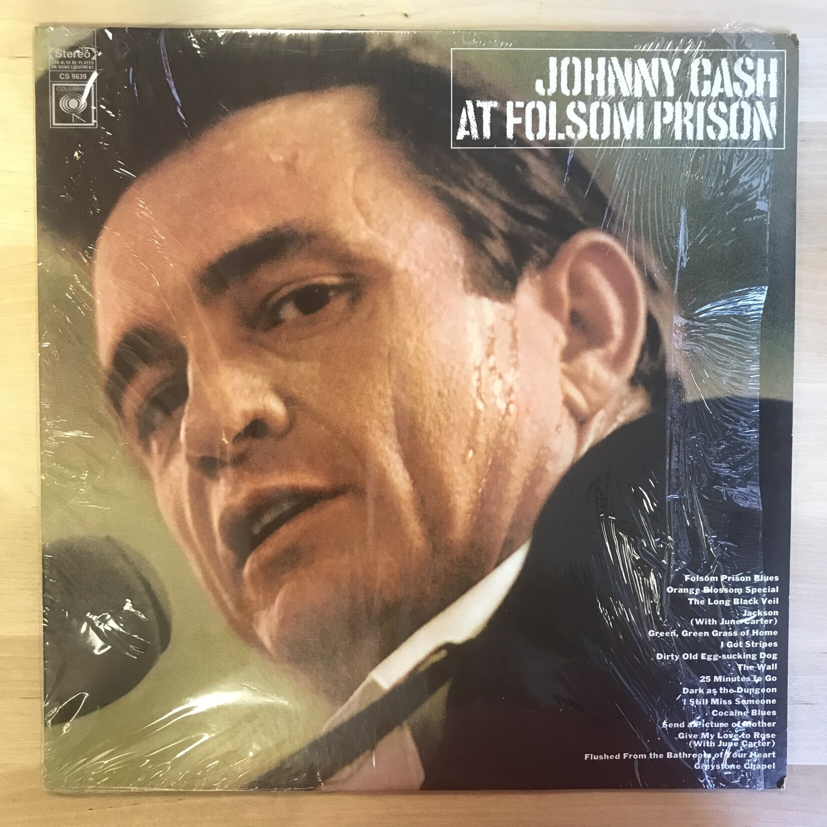 Johnny Cash - At Folsom Prison (Original Heart-Shaped) - CS9639 - Vinyl LP (USED)