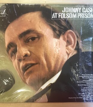 Johnny Cash - At Folsom Prison (Original Heart-Shaped) - CS9639 - Vinyl LP (USED)