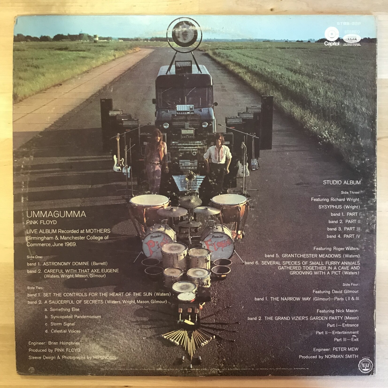 Pink Floyd - Ummagumma / Studio Album - STBB388 - Vinyl LP (USED)