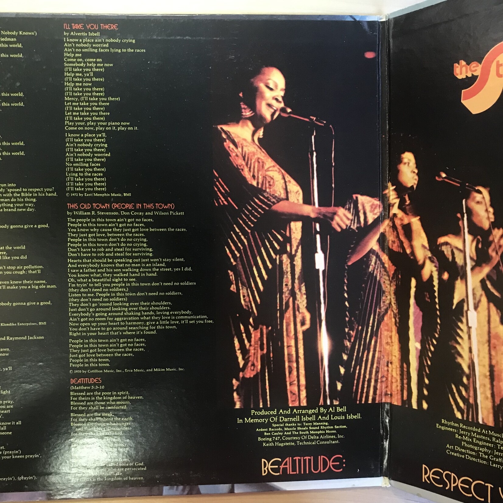 Staple Singers - Bealtitude: Respect Yourself - STS 3002 - Vinyl LP (USED)