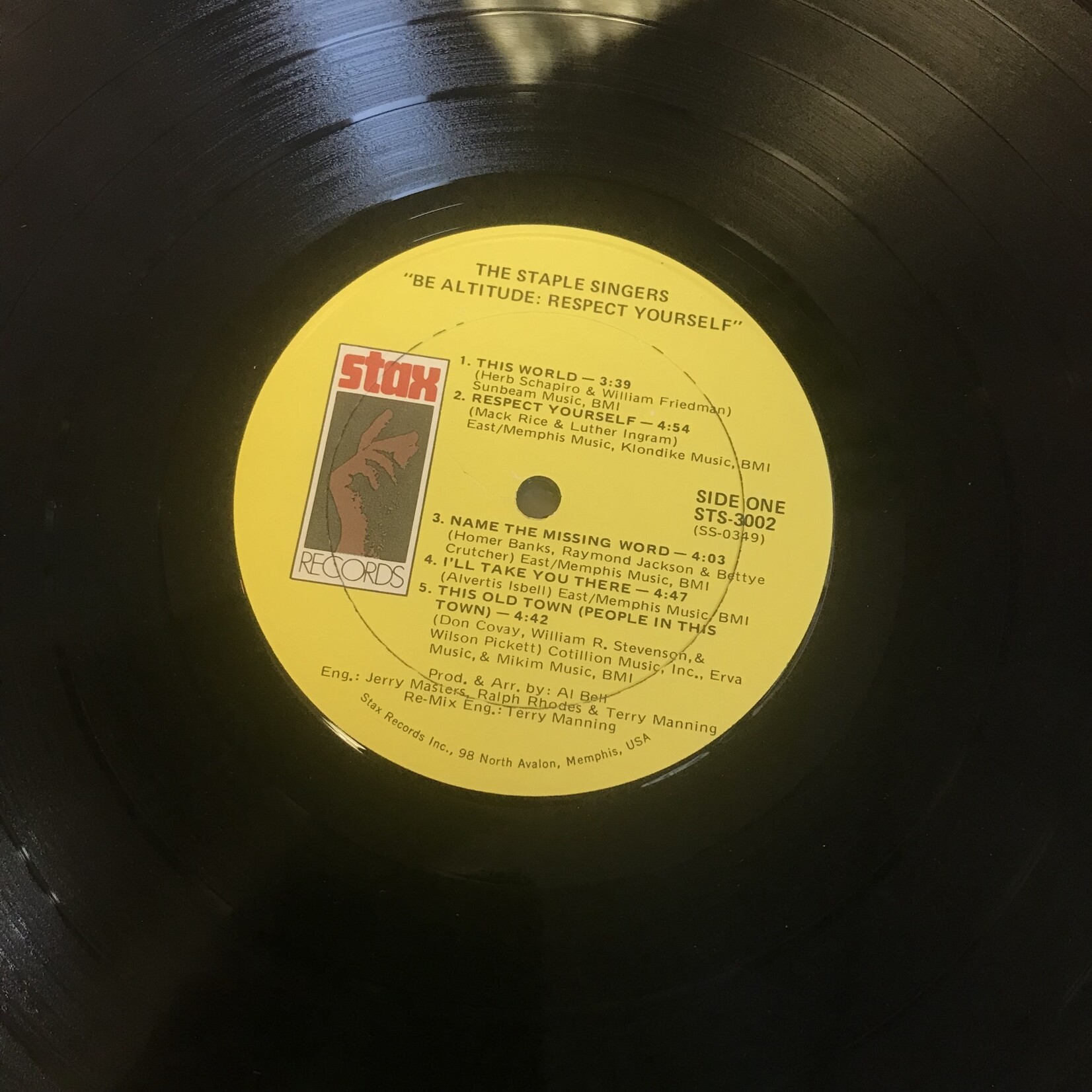 Staple Singers - Bealtitude: Respect Yourself - STS 3002 - Vinyl LP (USED)