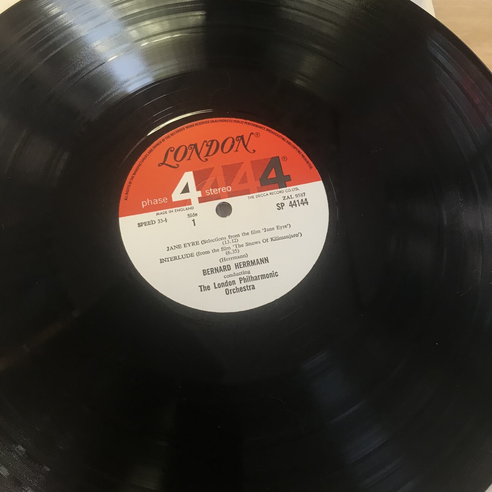 Bernard Herrmann - Music From Great Film Classics - SP 44144 - Vinyl LP (USED)