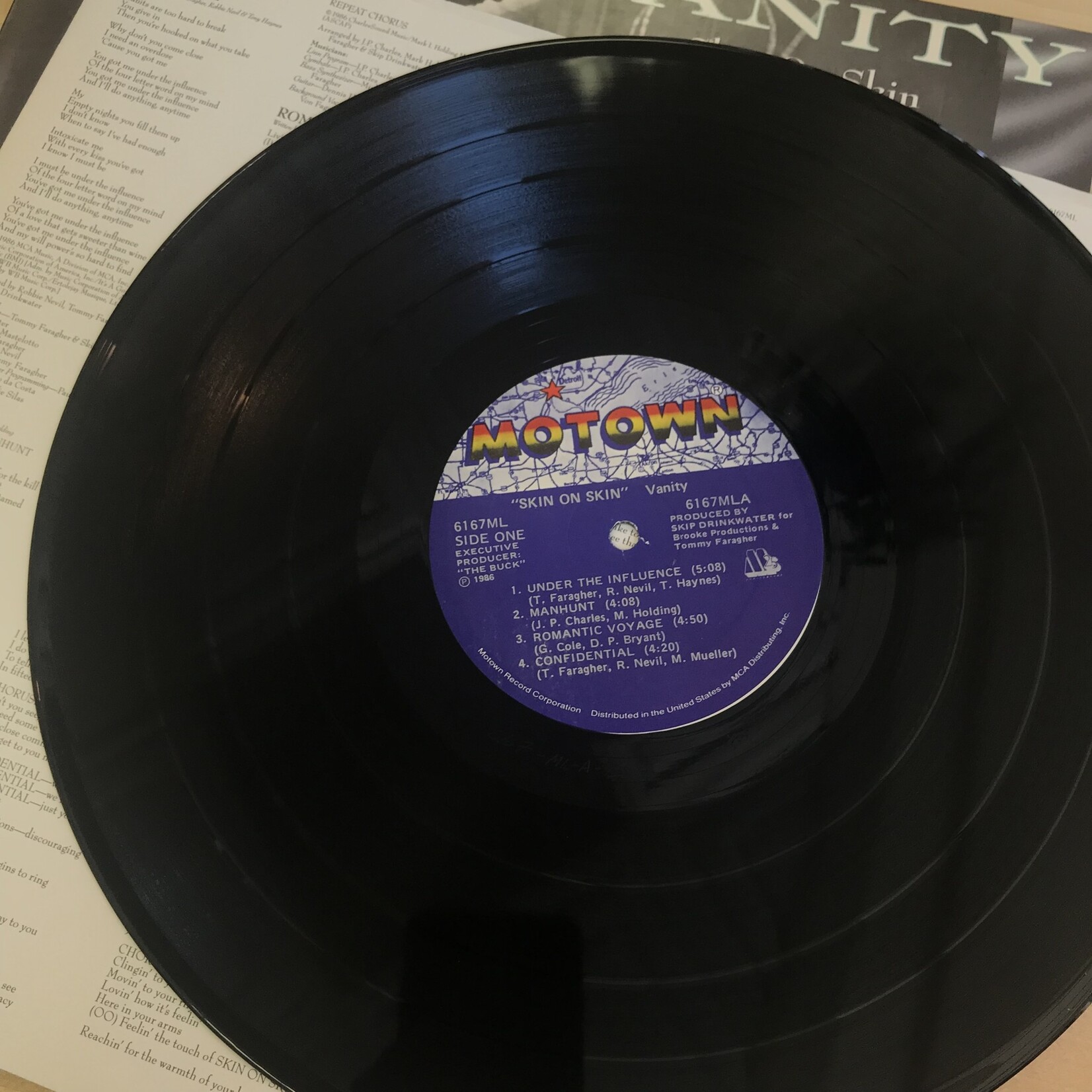 Vanity - Skin On Skin - 6167ML - Vinyl LP (USED)