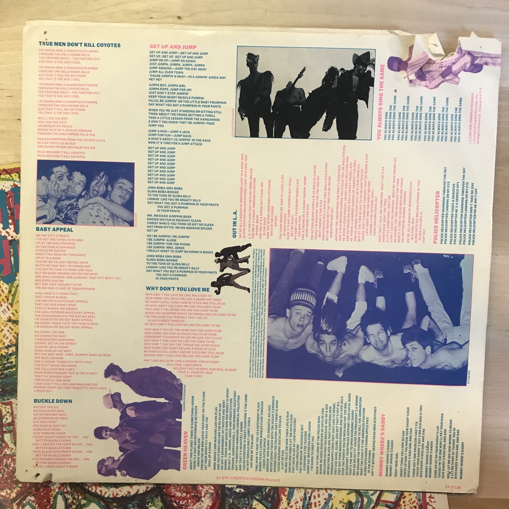 Red Hot Chili Peppers - The Red Hot Chili Peppers - ST17128 - Vinyl LP (USED)