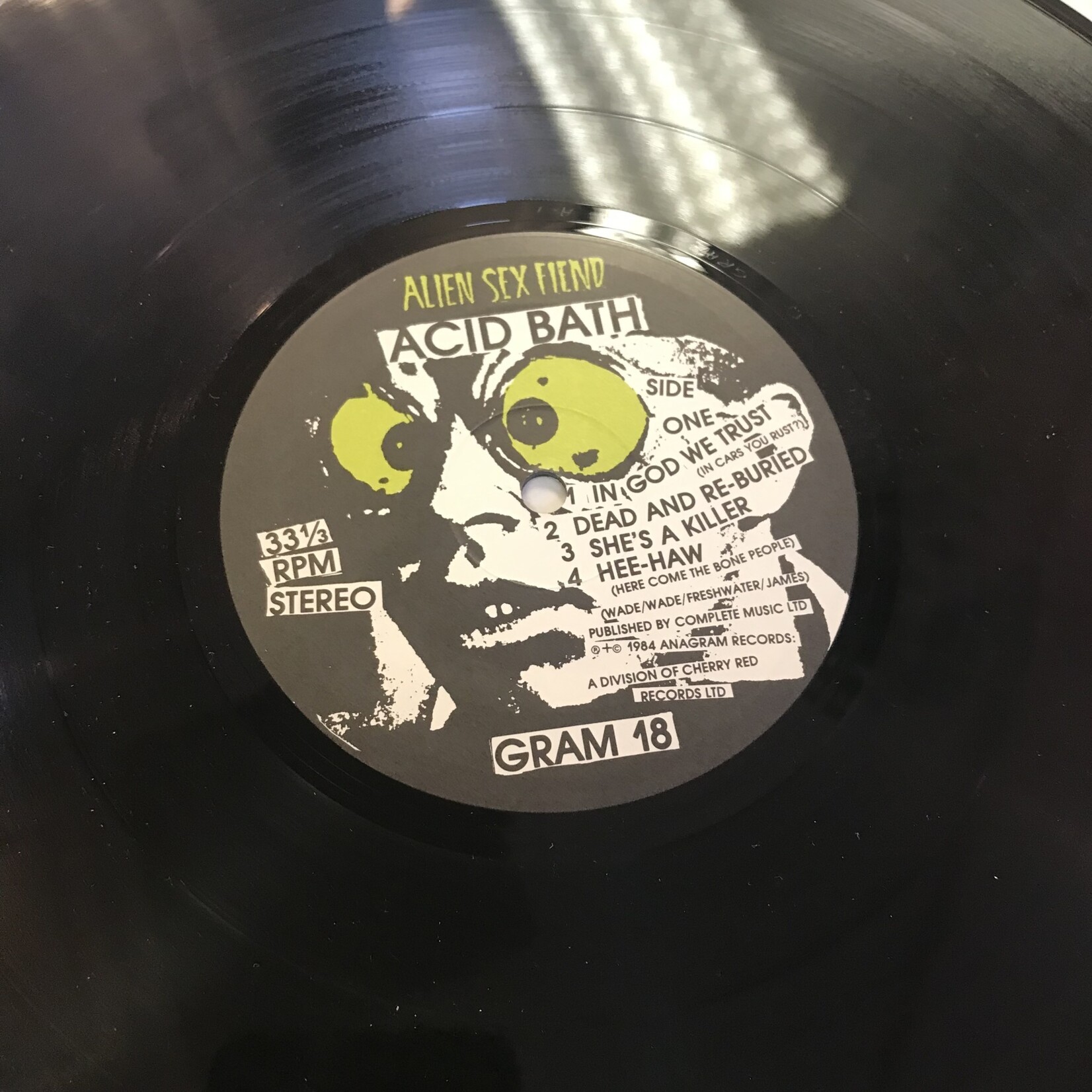Alien Sex Fiend - Acid Bath - GRAM18 - Vinyl LP (USED)