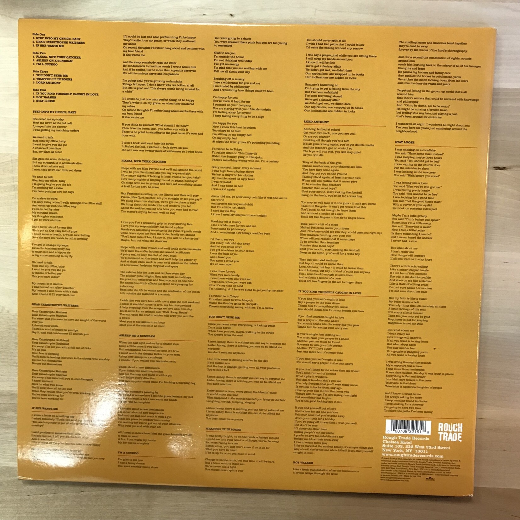 Belle And Sebastian - Dear Catastrophe Waitress - 0607683216 1 - Vinyl LP (USED)