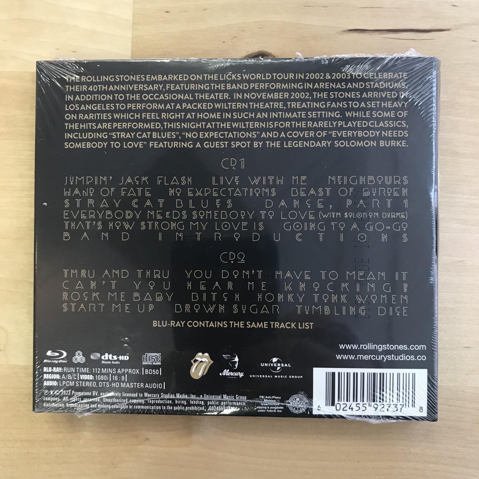 Rolling Stones - Live At The Wiltern - CD/Blu-Ray (NEW)