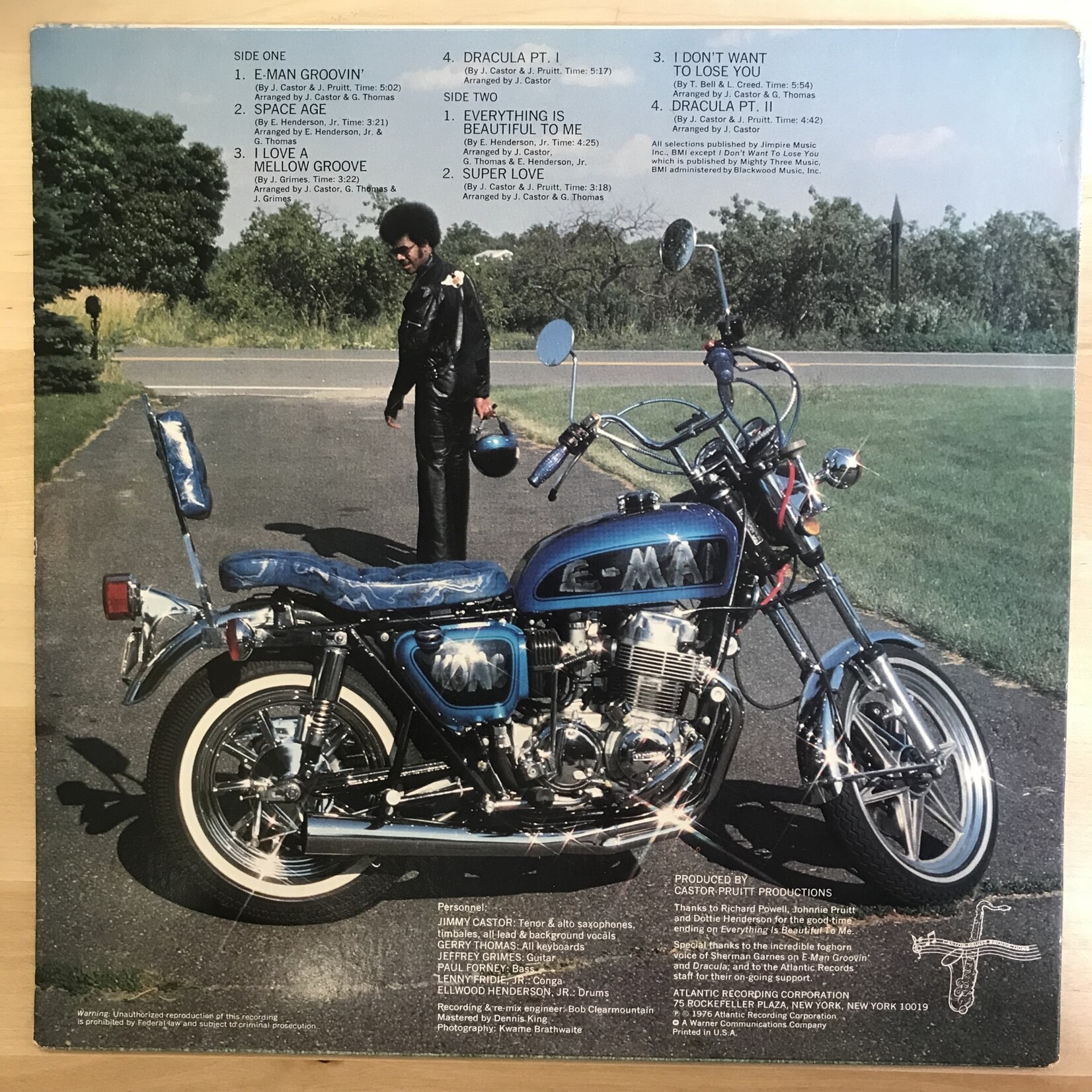 Jimmy Castor Bunch - E-Man Groovin - SD18186 - Vinyl LP (USED)