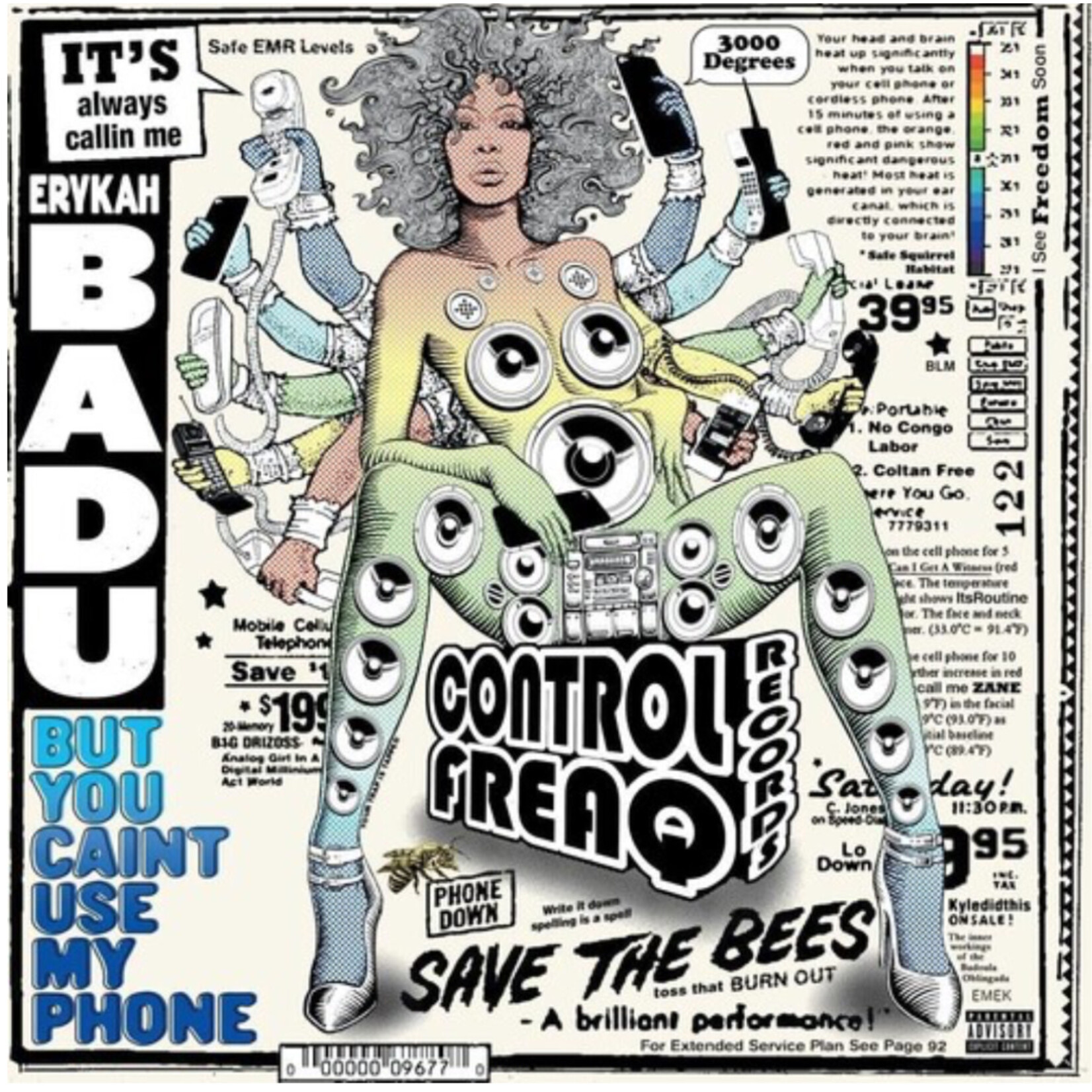 Erykah Badu - But You Caint Use My Phone - MOTB003399501 - Vinyl LP (NEW)