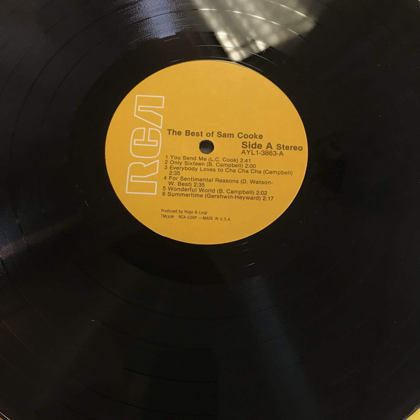 Sam Cooke - The Best Of Sam Cooke - AYL1 3863 - Vinyl LP (USED)