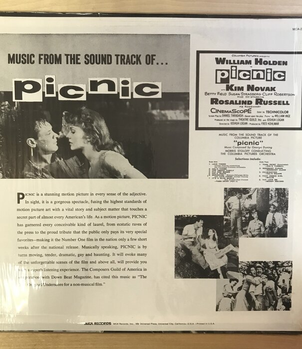 Picnic - Music From The Sound Track - MCA1527