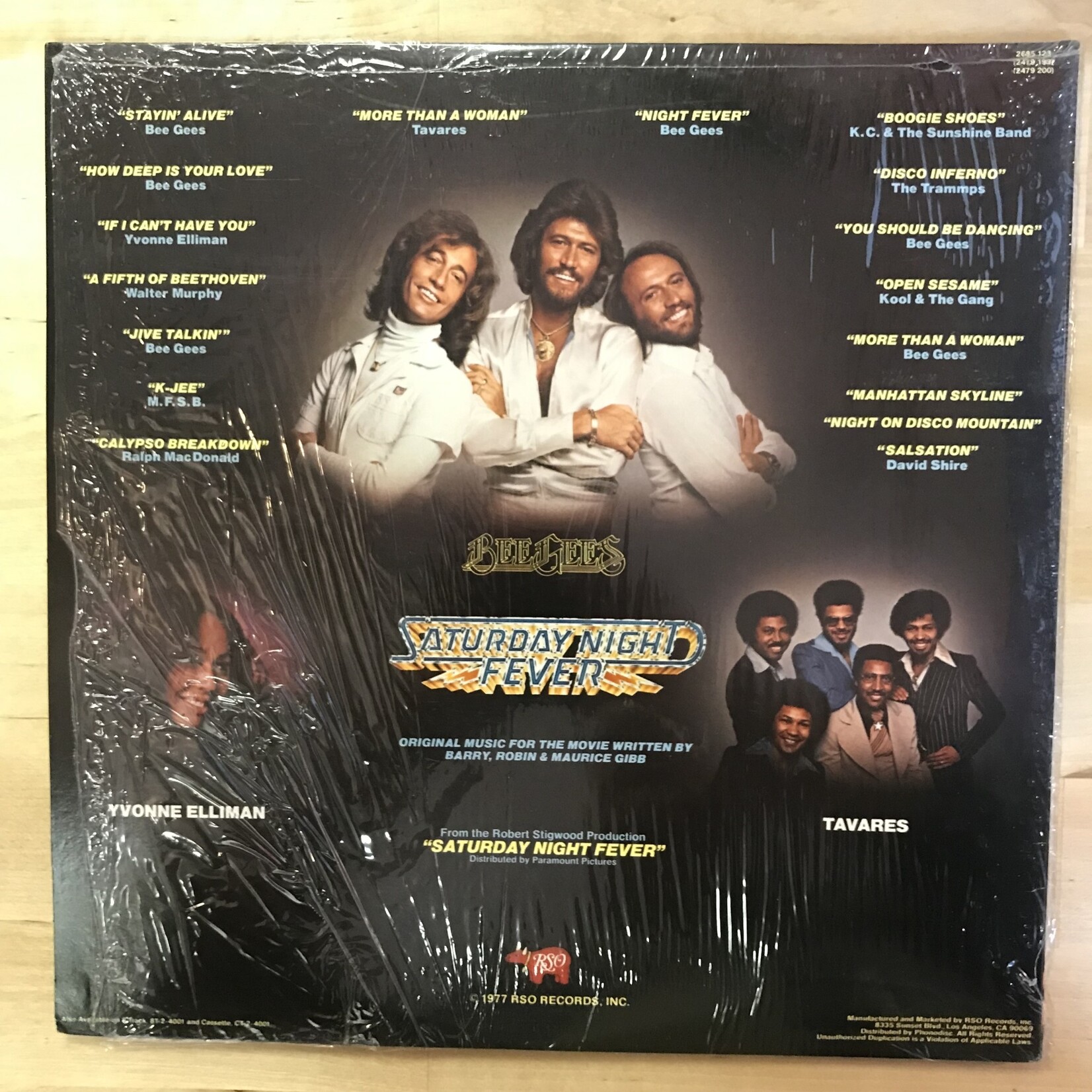 Saturday Night Fever - Original Movie Sound Track (Reissue) - RS 2 4001 - Vinyl LP (USED)