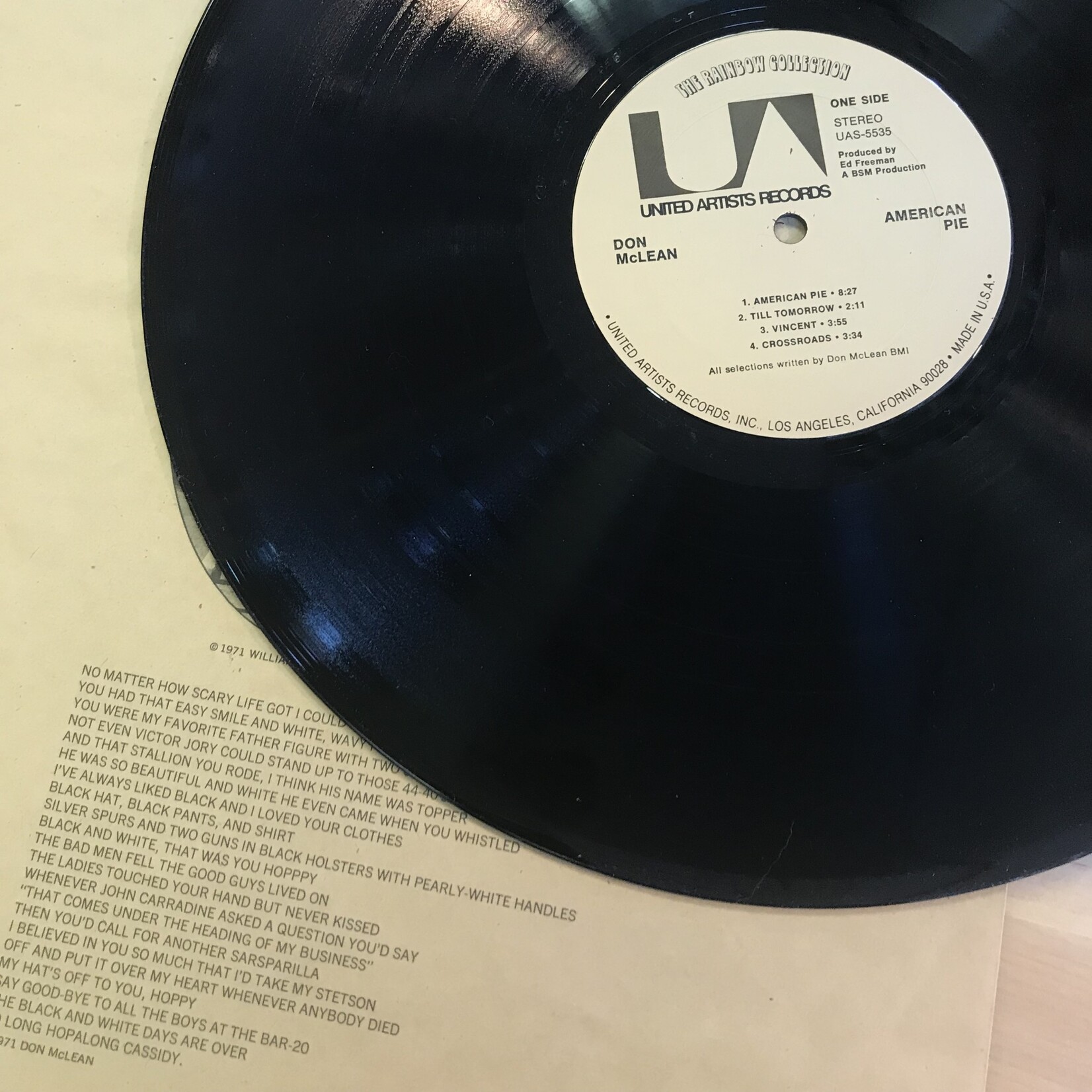 Don McLean - American Pie - UAS5535 - Vinyl LP w/ Shrink (USED)