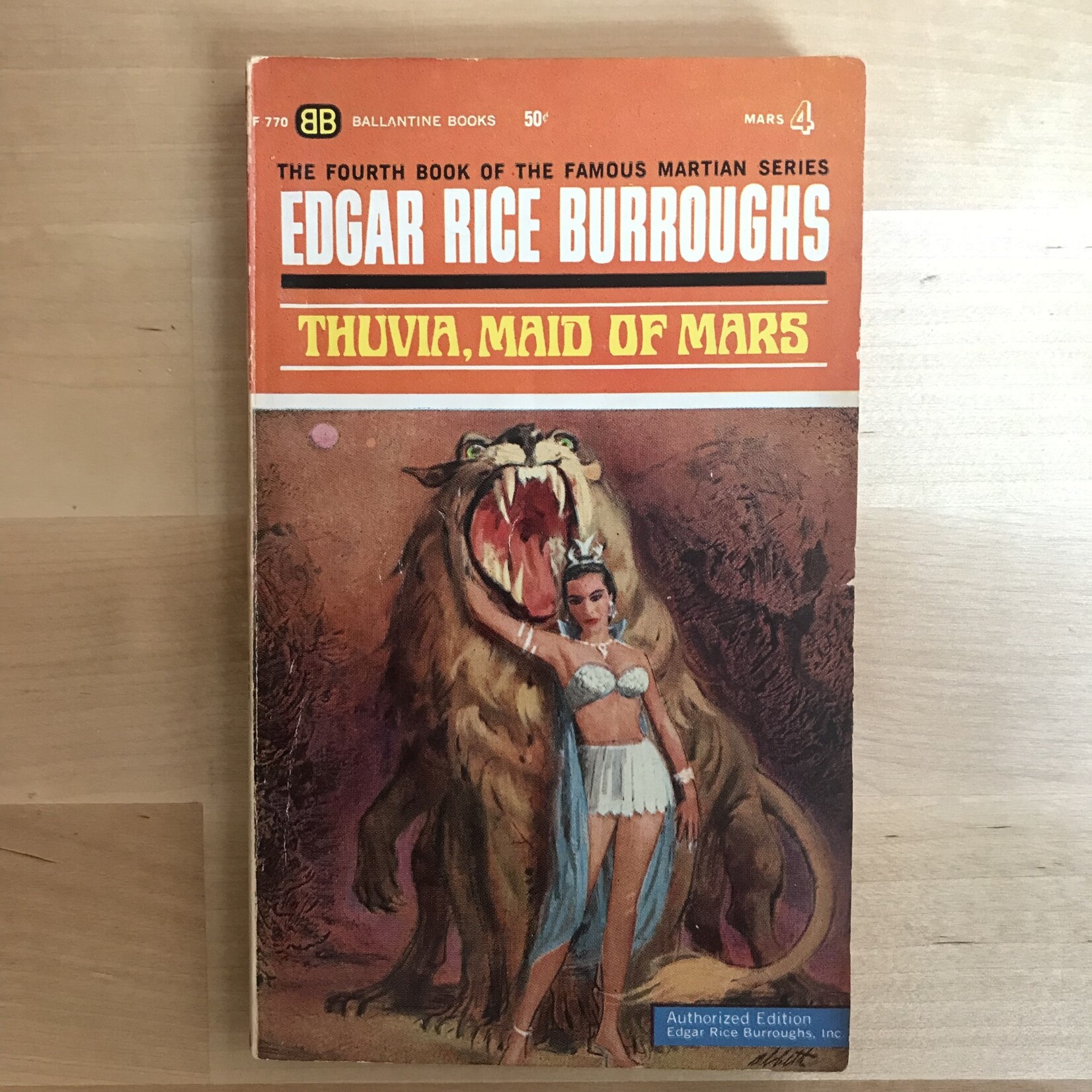 Edgar Rice Burroughs - Thuvia, Maid Of Mars - Paperback (USED)