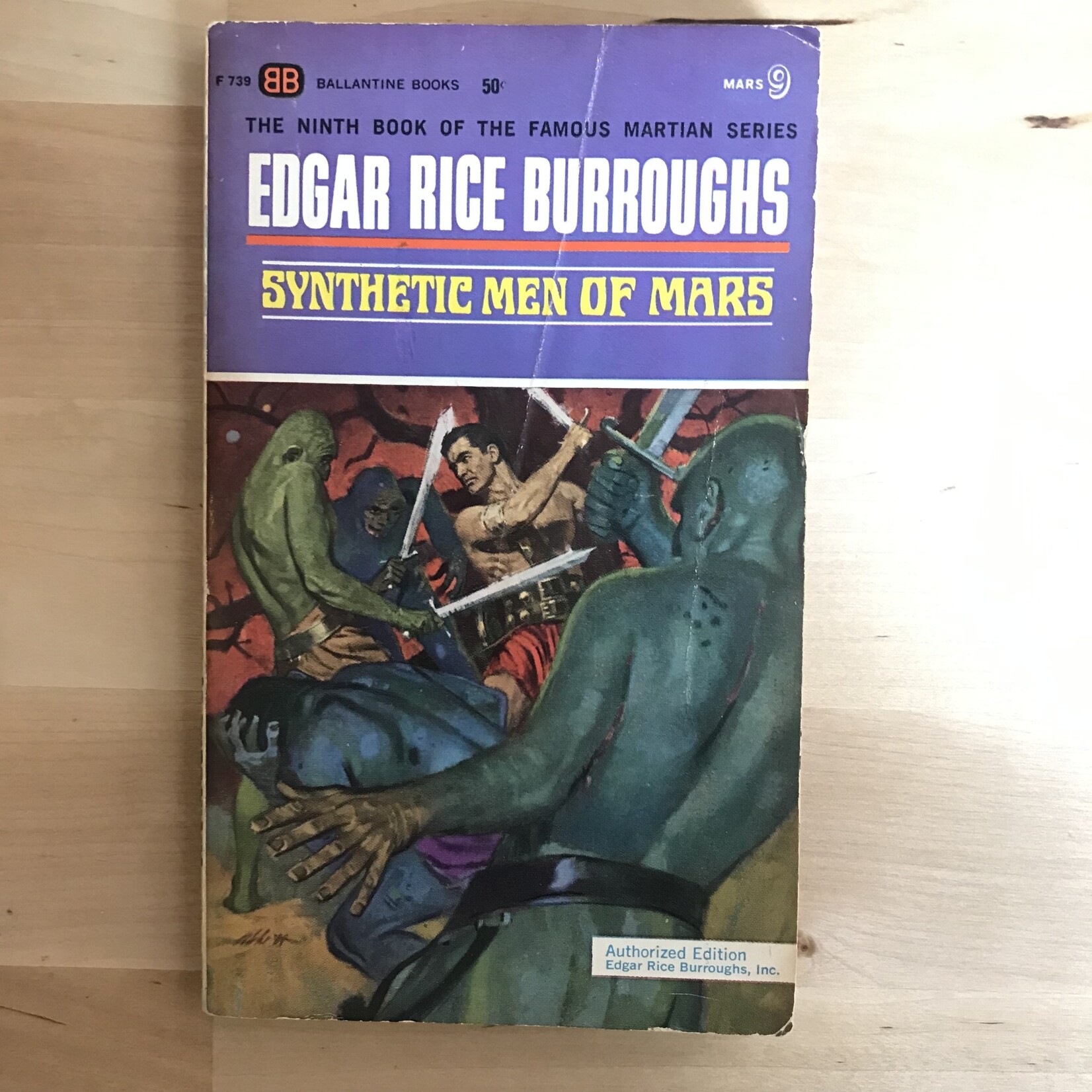 Edgar Rice Burroughs - Synthetic Men Of Mars - Paperback (USED)