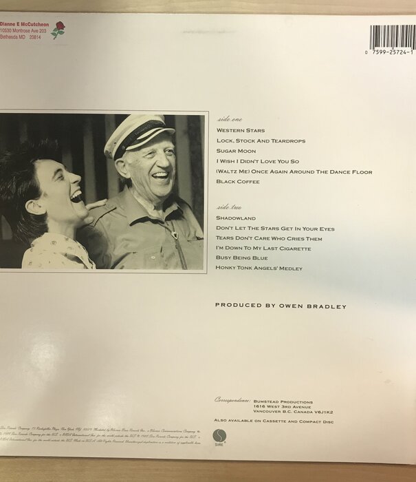 K.D. Lang - Shadowland - 25724 1 - Vinyl LP (USED)