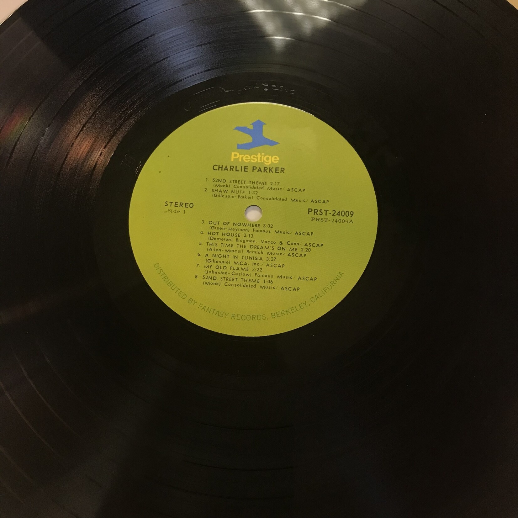 Charlie Parker - PRST24009 - Vinyl LP (USED)