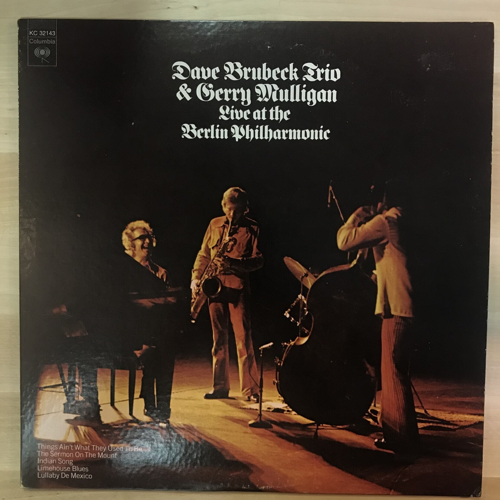 Dave Brubeck Trio & Gerry Mulligan - Live At The Berlin Philharmonic - KC32143 - Vinyl LP (USED)