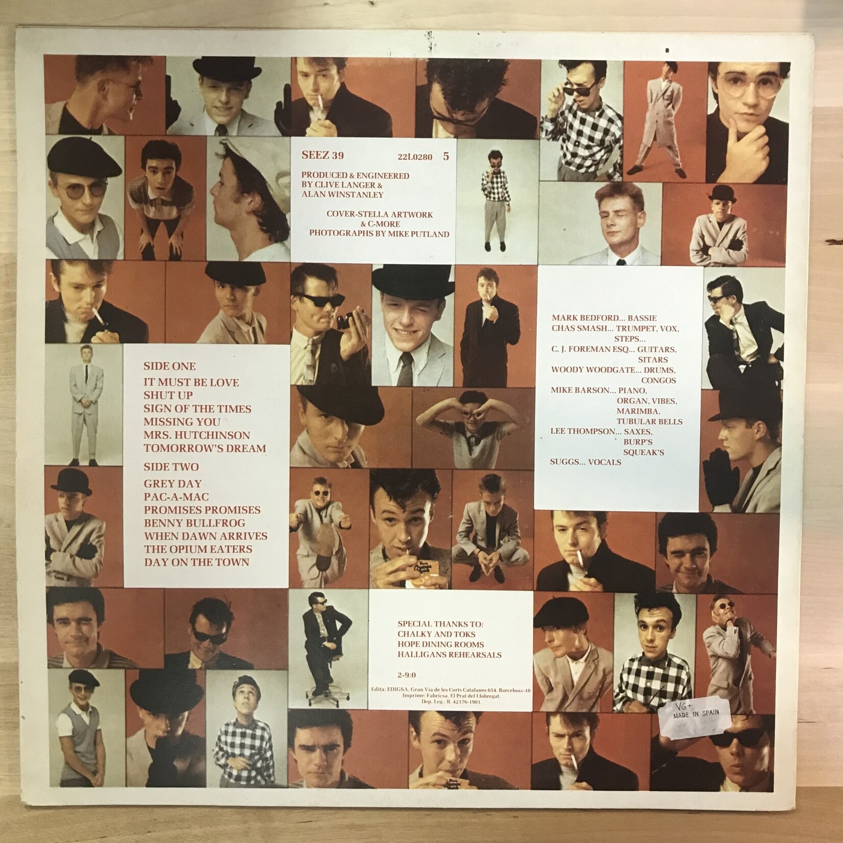 Madness - 7 - SEEZ39 - Vinyl LP (USED - SPAIN)