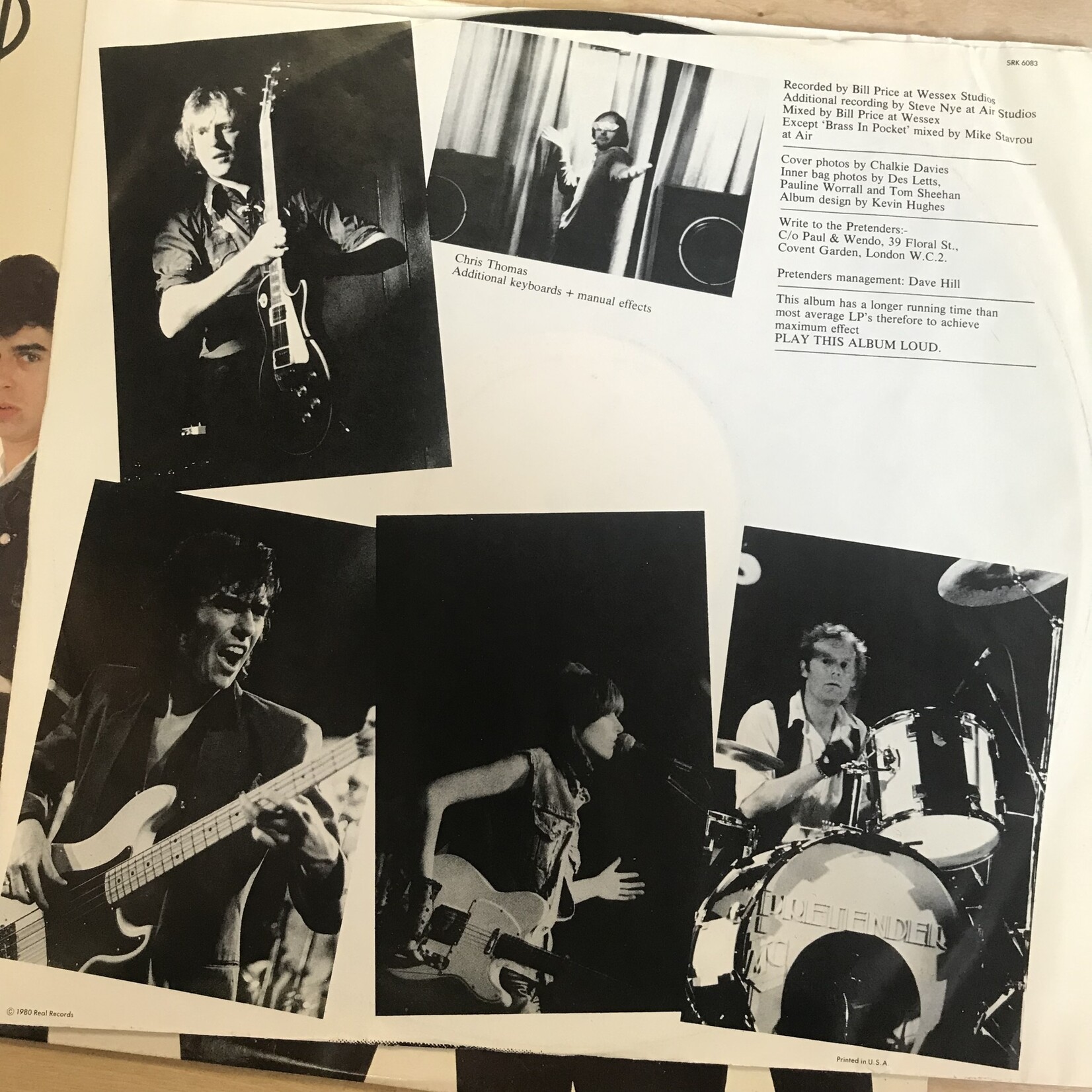 Pretenders - Pretenders - SRk 6083 - Vinyl LP (USED)