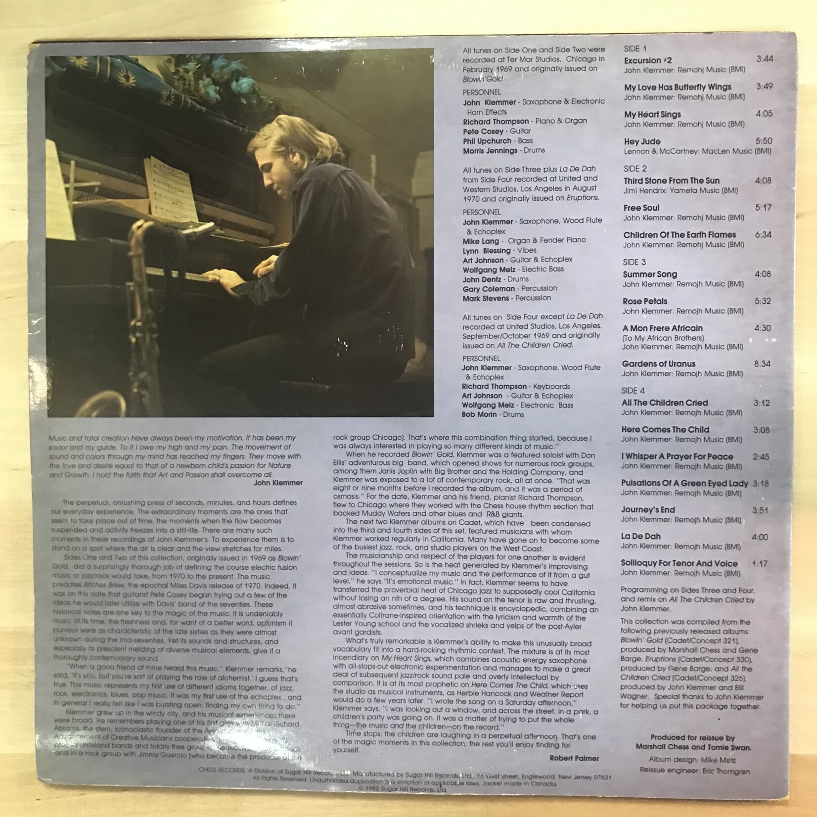 John Klemmer - Blowin’ Gold - CH8300 - Vinyl LP (USED - PROMO)