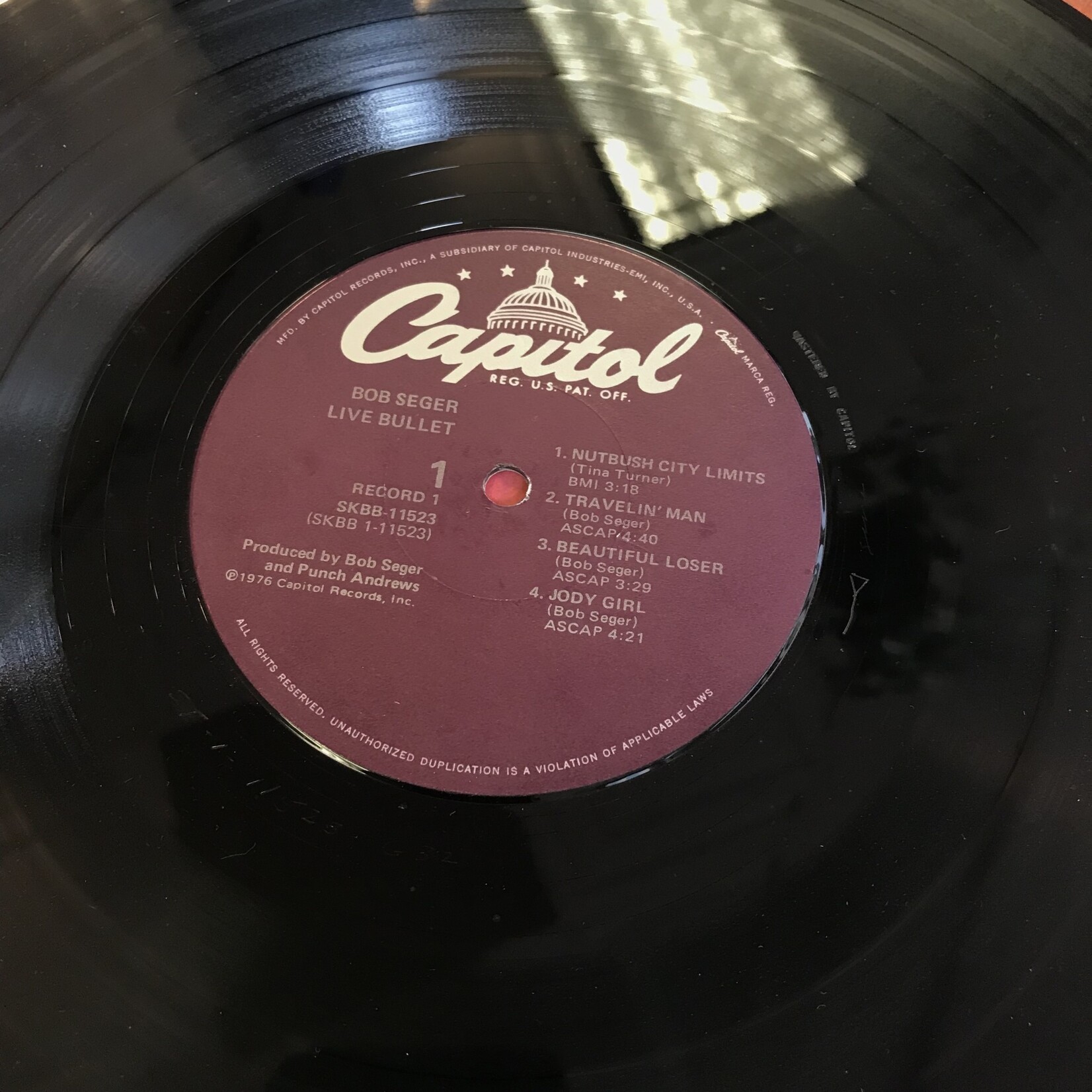 Bob Seger and the Silver Bullet Band - ‘Live’ Bullet - Vinyl (USED)