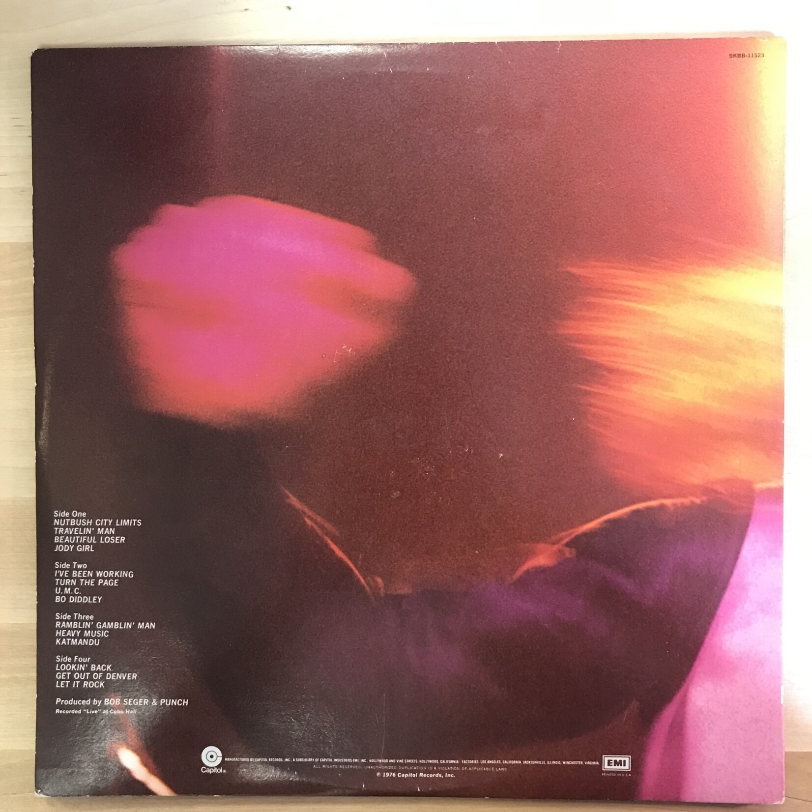 Bob Seger and the Silver Bullet Band - ‘Live’ Bullet - Vinyl (USED)