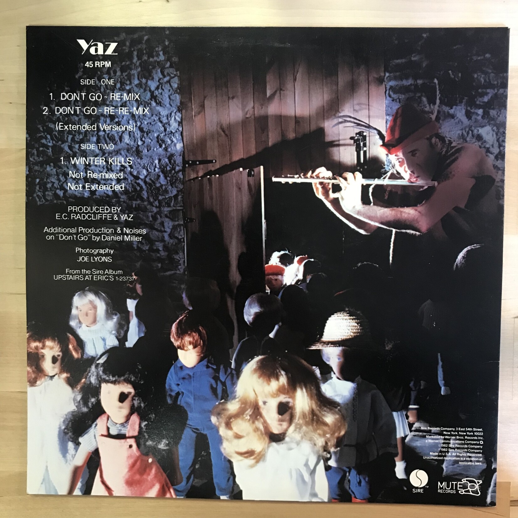 Yaz - Don’t Go / Winter Kills - 29886 - Vinyl 12-Inch Single (USED)