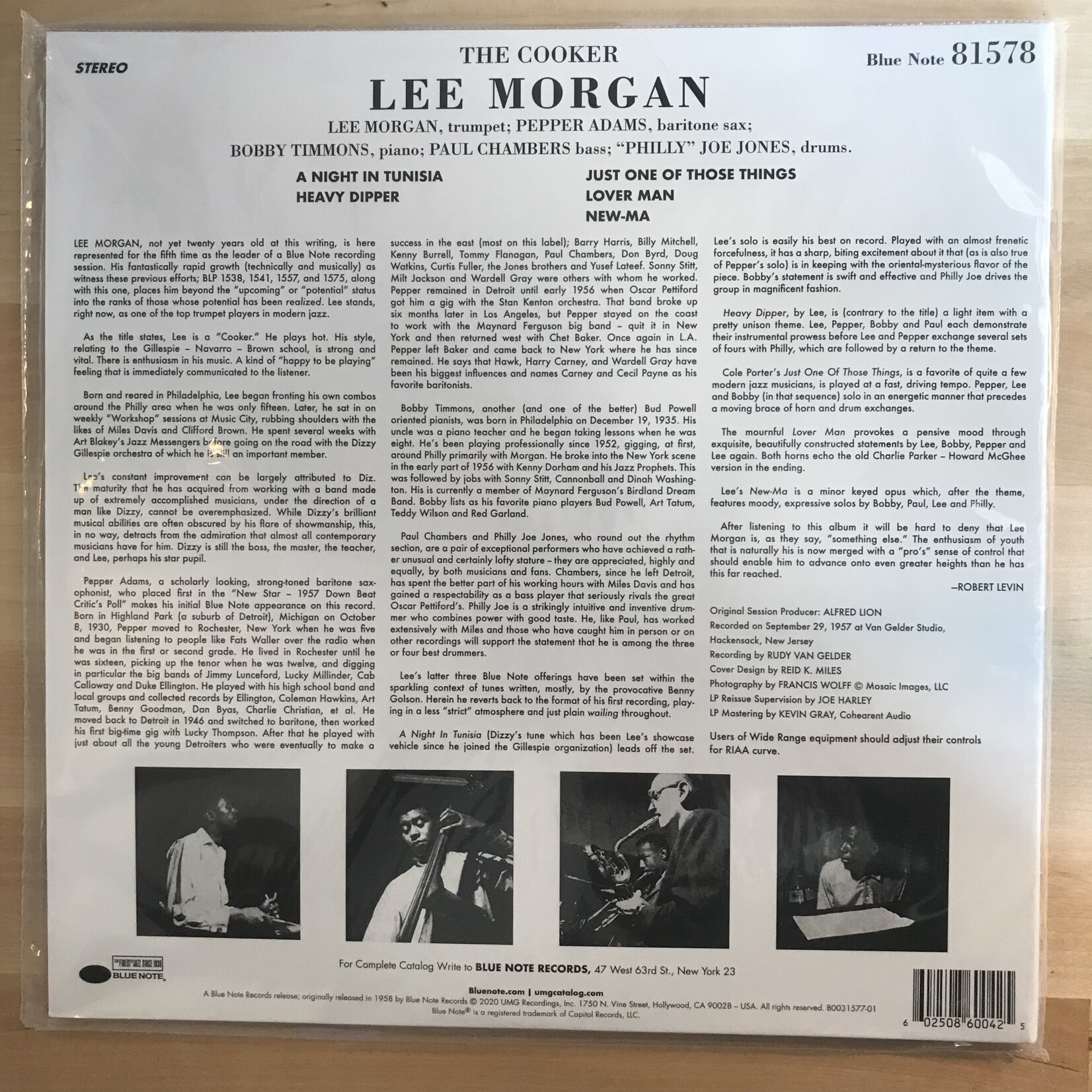 Lee Morgan - The Cooker (Tone Poet) - BL81578 - Vinyl LP (NEW)