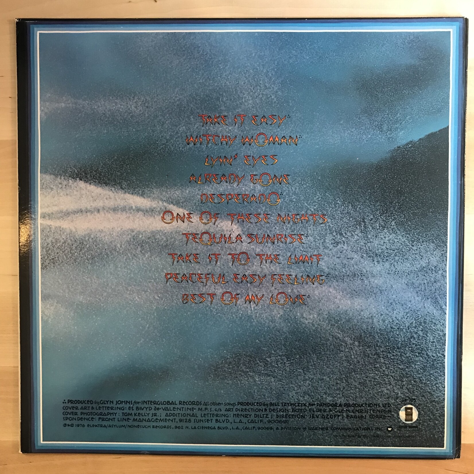 Eagles - Greatest Hits - 6E 105 - Vinyl LP (USED)