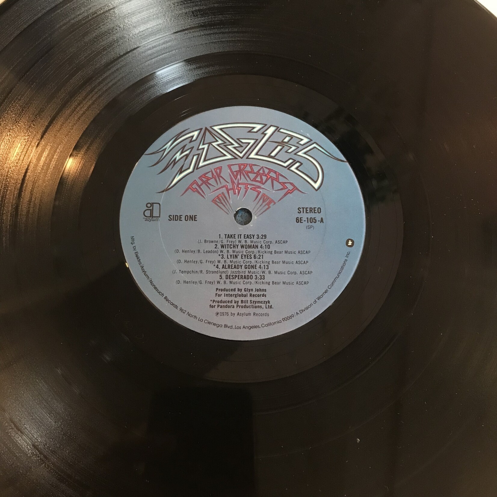Eagles - Greatest Hits - 6E 105 - Vinyl LP (USED)