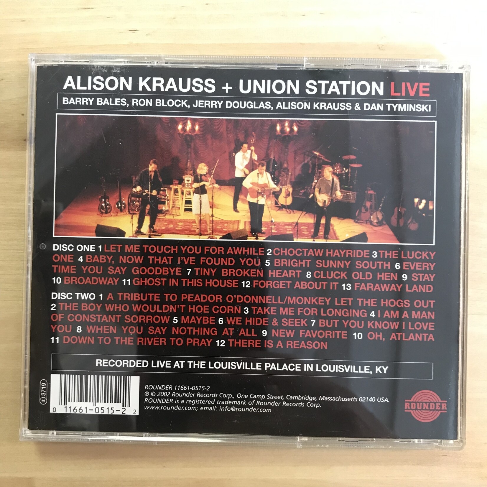 Alison Krauss + Union Station - Live - CD (USED)